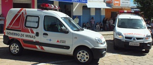 Cambuquira recebe duas ambulâncias do Governo de Minas