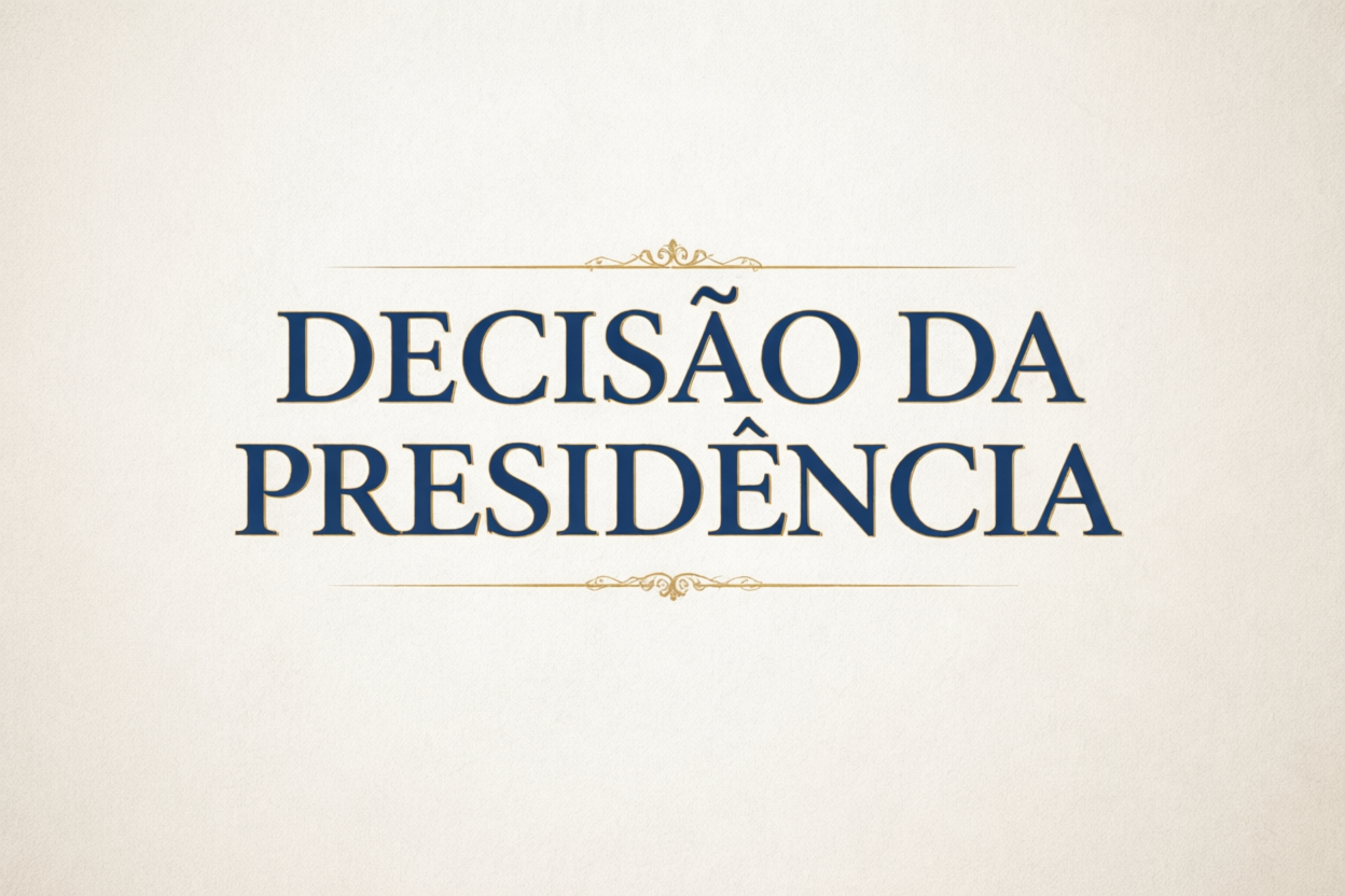 CPI n.° 01/2026 - Decisão da Presidência n.° 01/2026