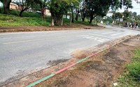 Instalação de redutor de velocidade para garantia de segurança