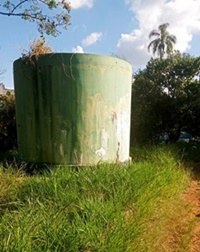 Limpeza de caixa d’água que abastece o Terminal Rodoviário