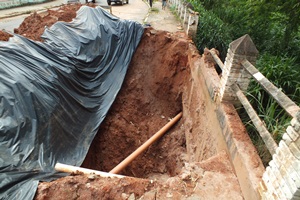 Presidente solicita reparo de galeria pluvial ao Governo do Estado