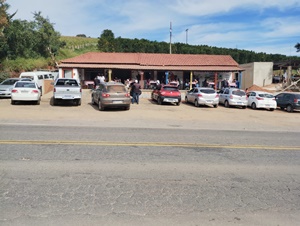 Redutor de velocidade na Rodovia Vital Brasil/MG-267