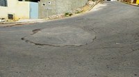 Reparos na Rua Francisco Caminada Margotti