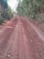 Reparos realizados em estrada rural conhecido como “Reta dos Ciganos”
